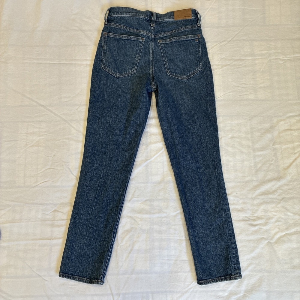 Madewell Women's 26 Perfect Vintage Blue Denim Jeans Medium Wash 5-Pocket - Picture 11 of 13